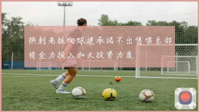 热刺老板向球迷承诺不出售俱乐部将全力投入加大投资力度